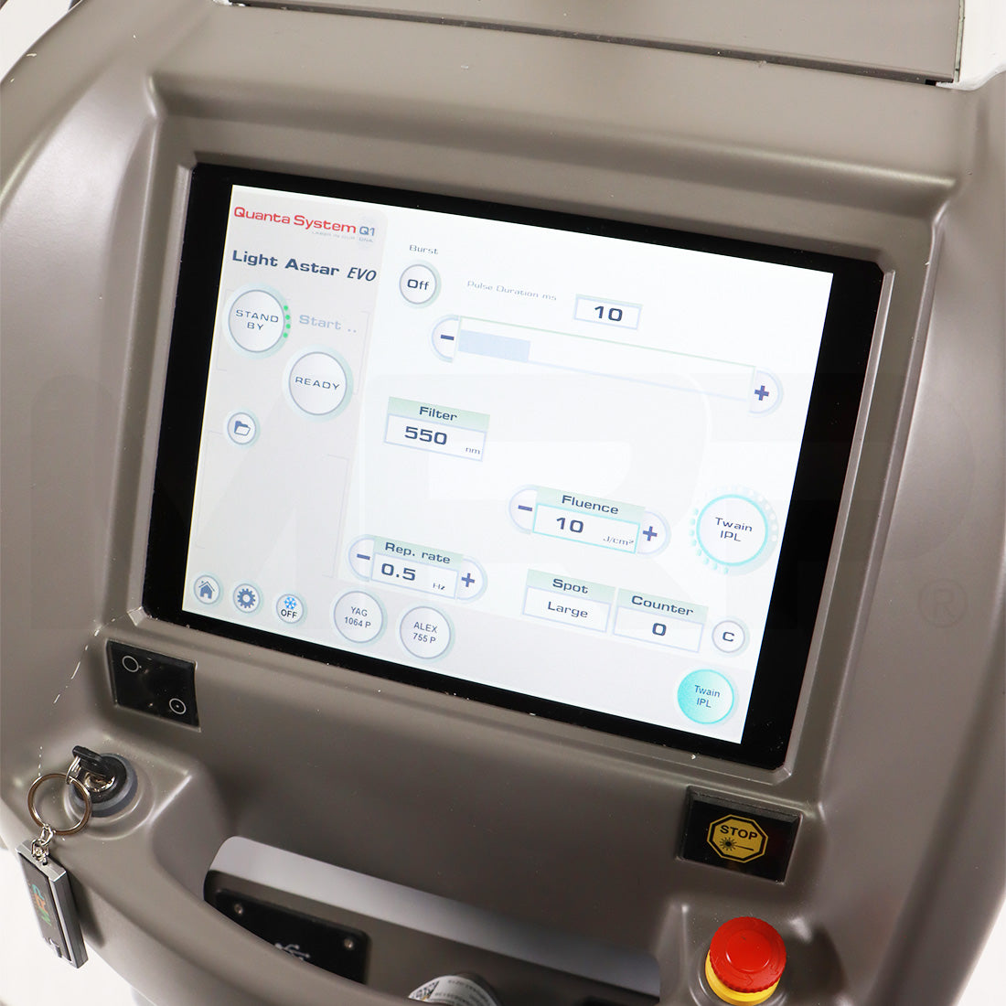 2019 Quanta Systems Light A Star EvoLight Vascular Pigmented Lesions System