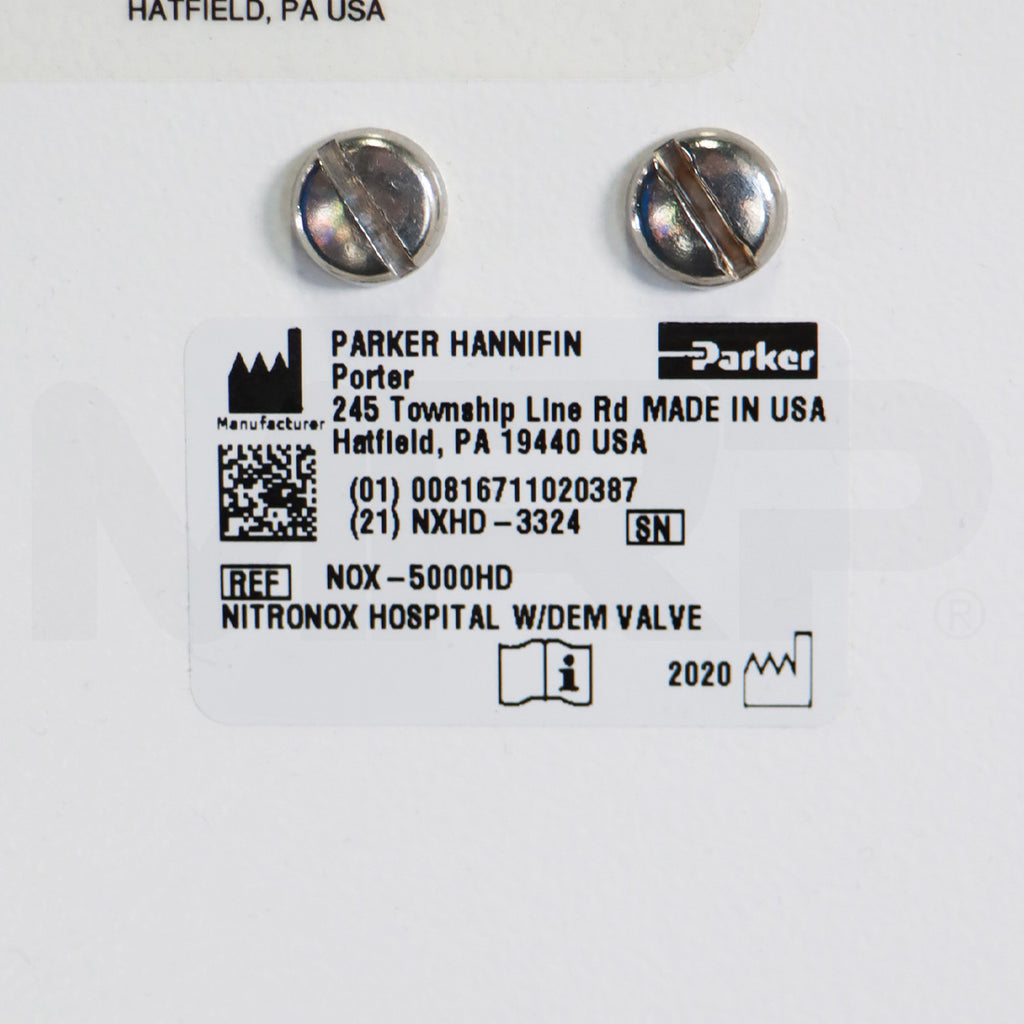 2020 Parker Hannifin Porter NitroNox NOX-5000HD Nitrous Oxide Mixture Mobile Stand System