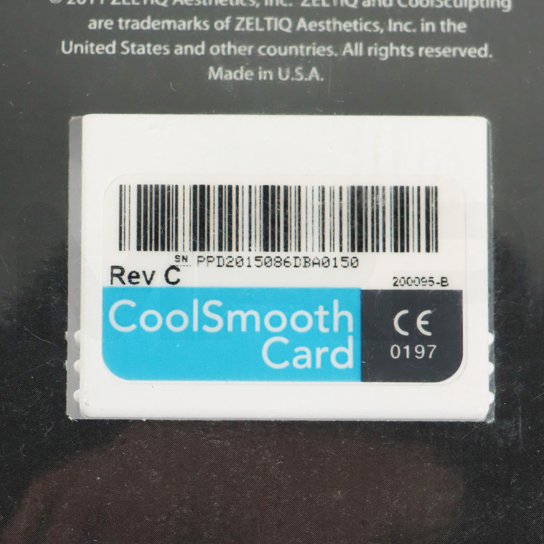 Zeltiq CoolSculpting CoolSmooth Card BRZ-CD4-09X-003 3x Cycle
