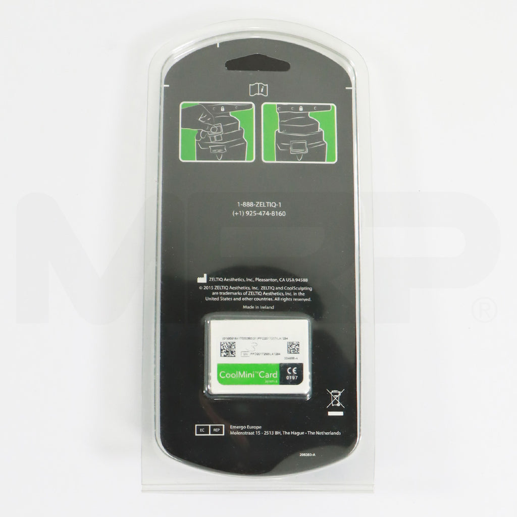Zeltiq CoolSculpting CoolMini Card BRZ-CD4-02X-003 3x Cycle