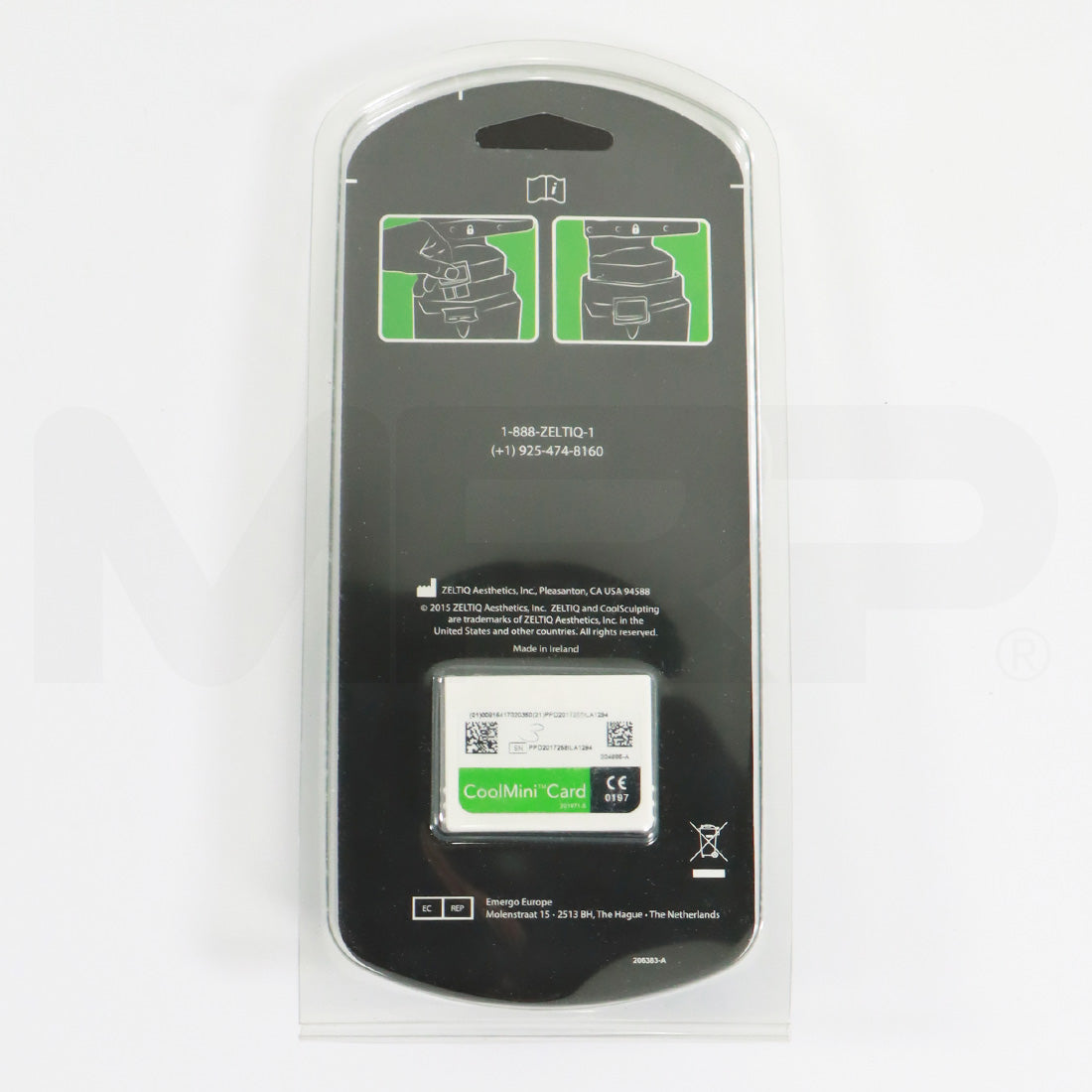 Zeltiq CoolSculpting CoolMini Card BRZ-CD4-02X-003 3x Cycle