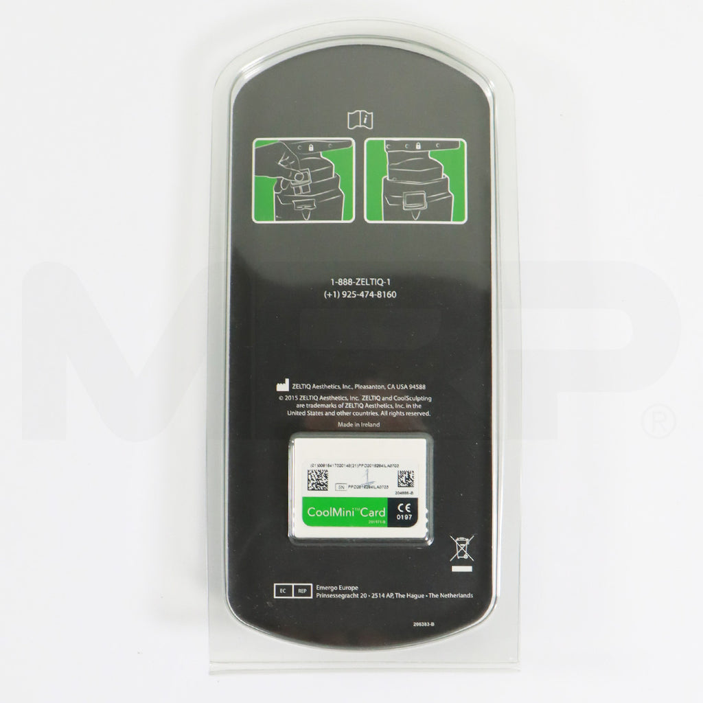 Zeltiq CoolSculpting CoolMini Card BRZ-CD4-02X-001 1x Cycle