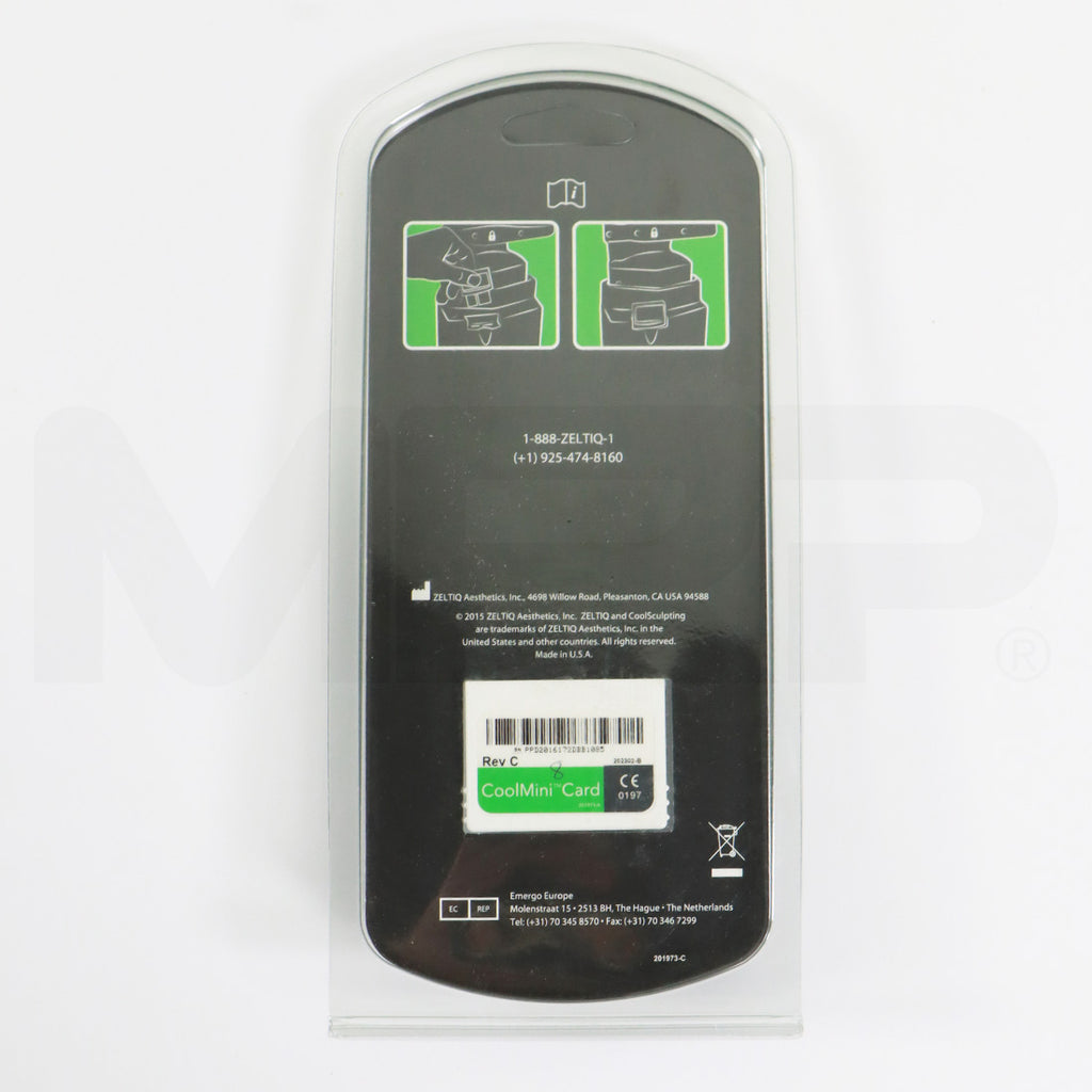 Zeltiq CoolSculpting CoolMini Card BRZ-CD4-02X-008 x8 Cycles
