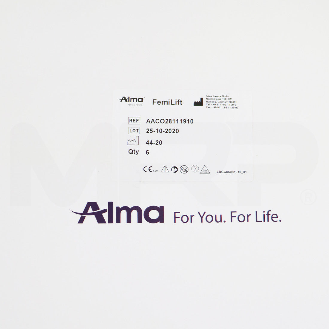 Alma Lasers Femilift Pixel CO2 System Plastic Probe Cover x6 Pieces AACO28111910