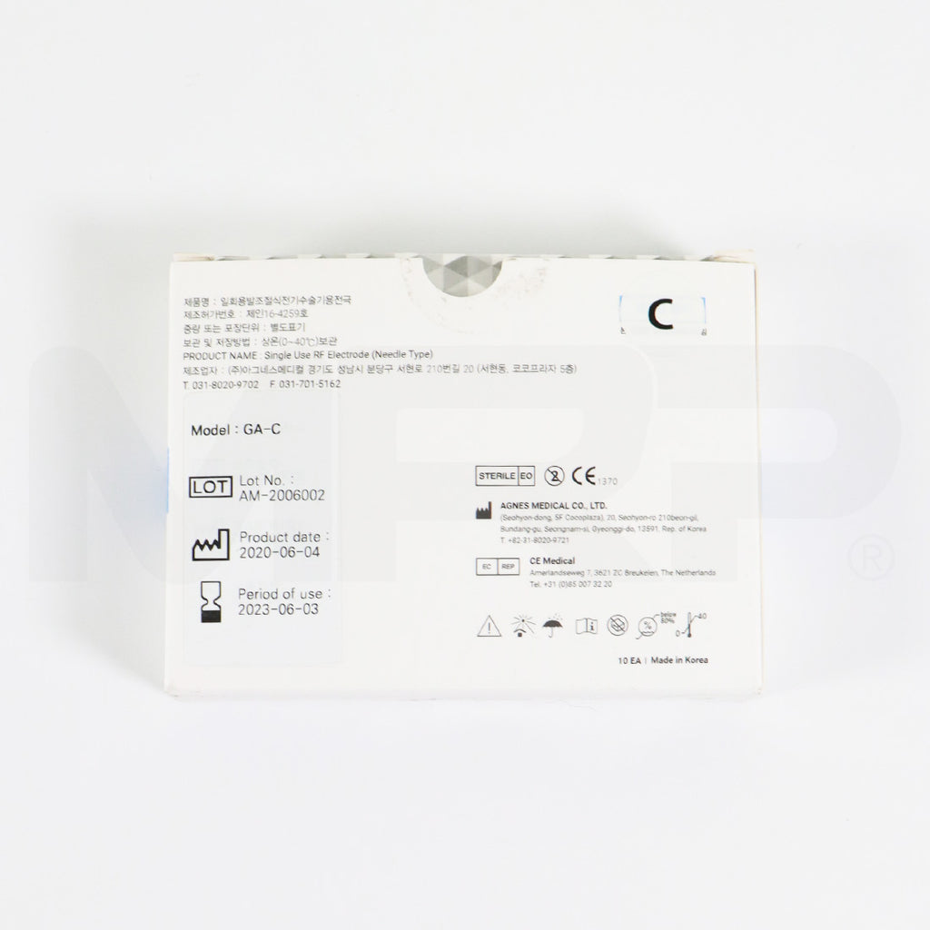 Agnes Medical Single Use RF Electrode Needle Type GA-C 6x Exp 06/2023