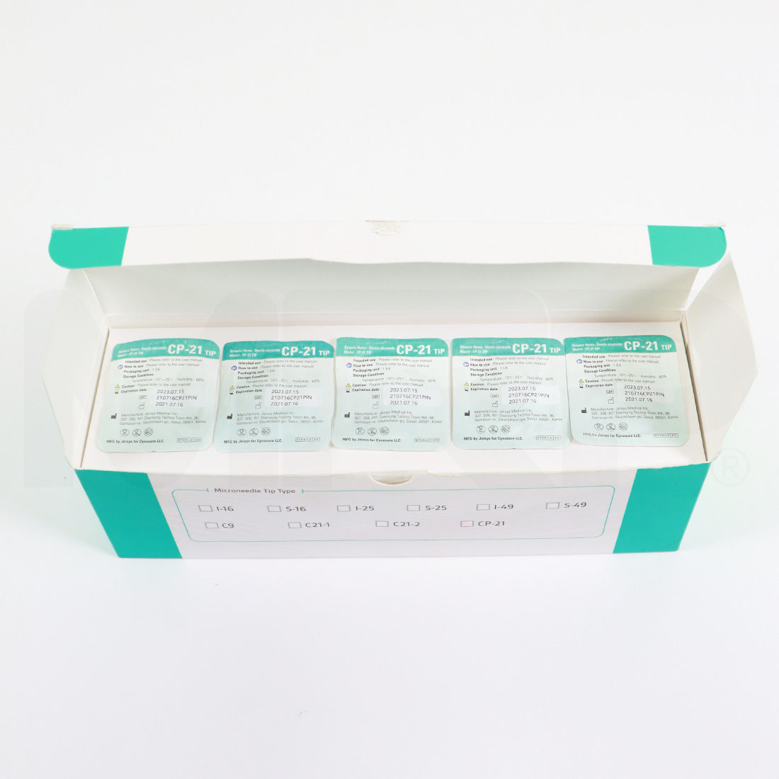 Cynosure Potenza RF CP-21 Microneedling Tips EXP 7/2023 x5