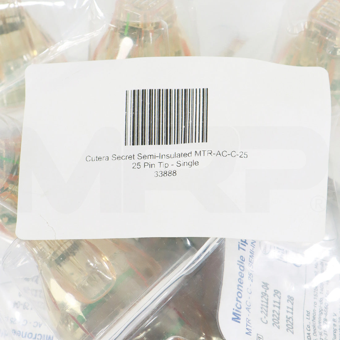 Cutera SecretRF MicroNeedle Tip 25-Pin MTR-AC-C-25 Semi-Insulated - EXP 11/2025 - Single