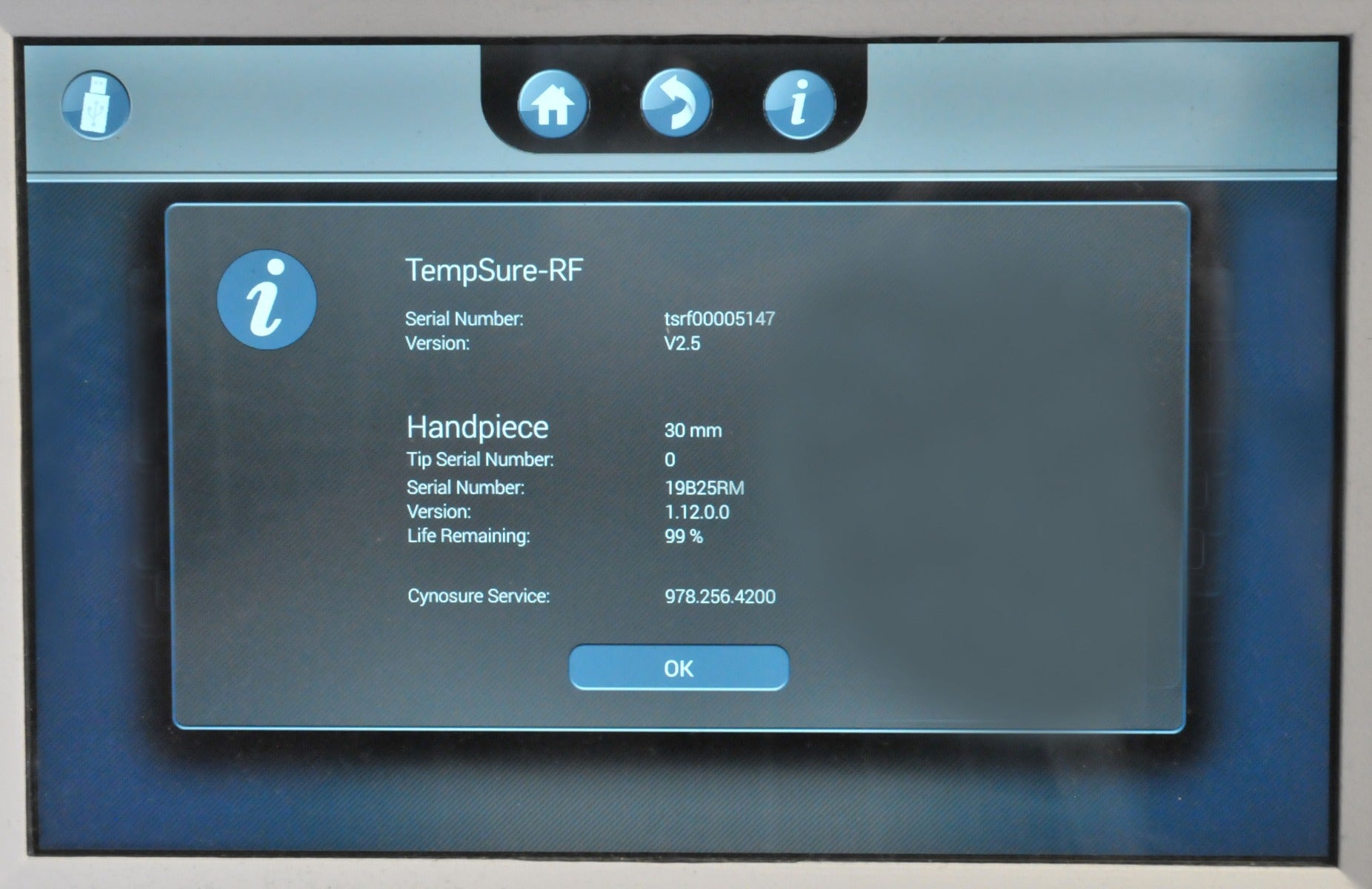 2019 Cynosure TempSure Envi RF 300 w Generator Wrinkle Reduction Skin Tightening