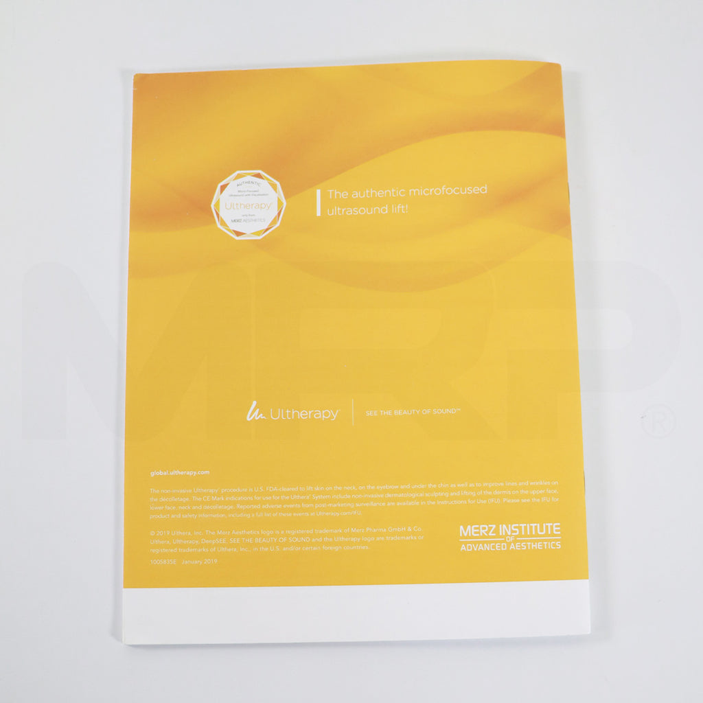 Merz Ultherapy Customer Training Guide Manual Book 1005835
