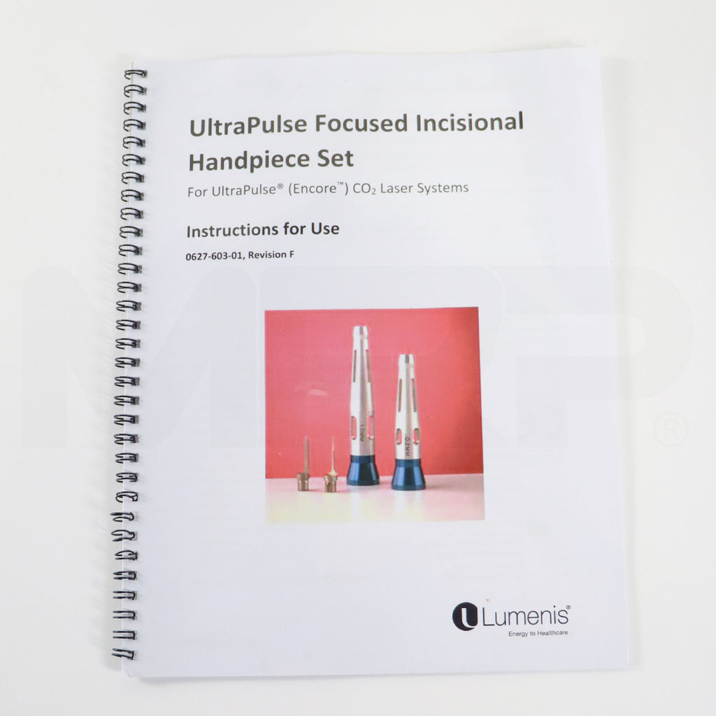 UltraPulse Focused Incisional Handpiece Set Instructions For Use