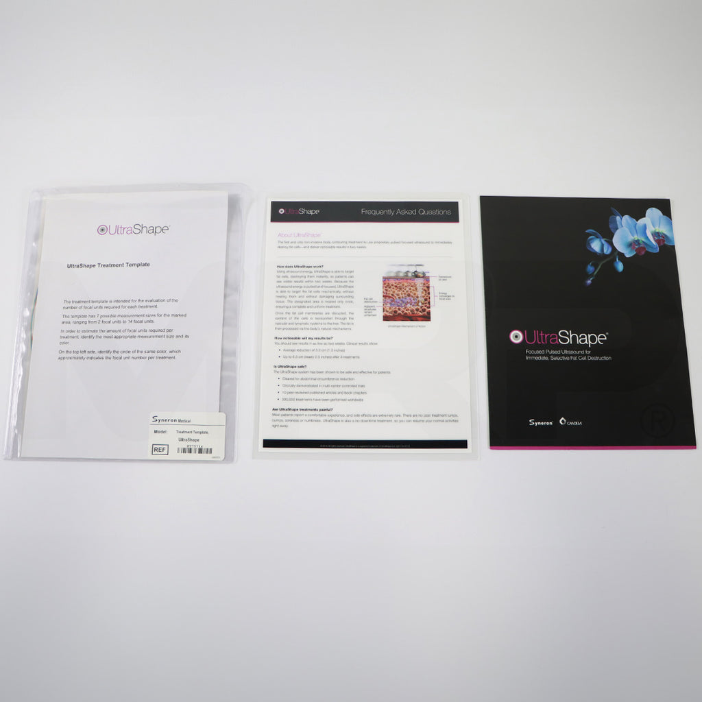 Syneron Candela UltraShape Quick Reference Guide