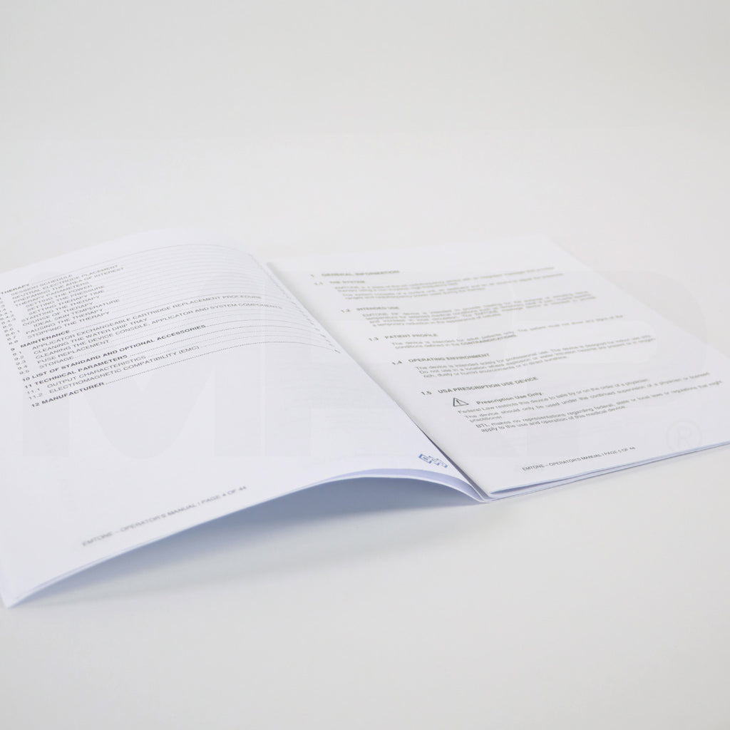 BTL Emtone Operator's Manual 084-80MANENUS01102-01