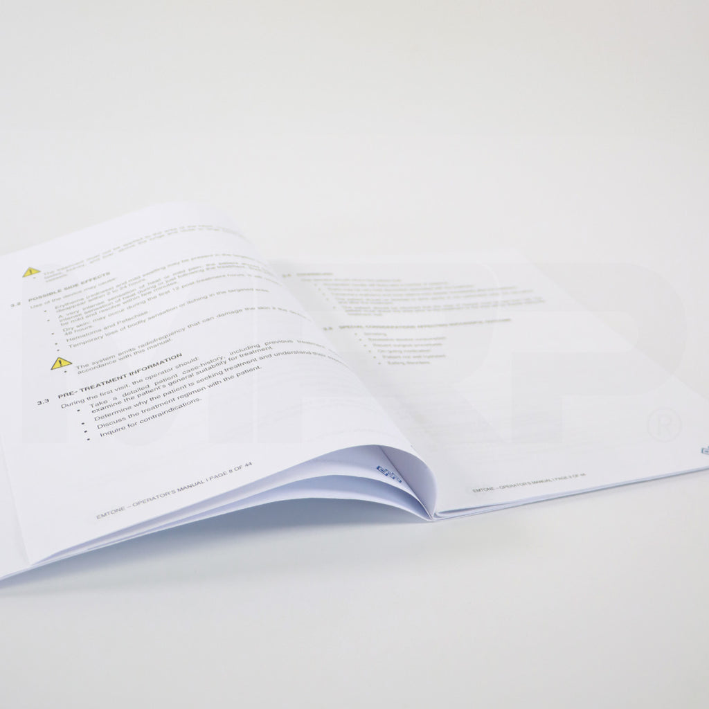BTL Emtone Operator's Manual 084-80MANENUS01102-01