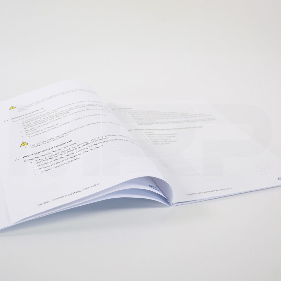 BTL Emtone Operator's Manual 084-80MANENUS01102-01