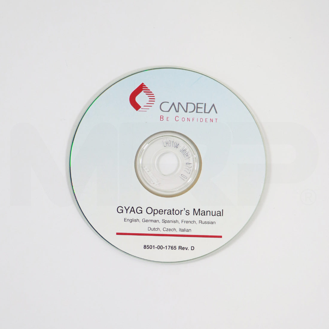 Candela Be Confident GYAG Operator's Manual 8501-00-1765 Rev. D