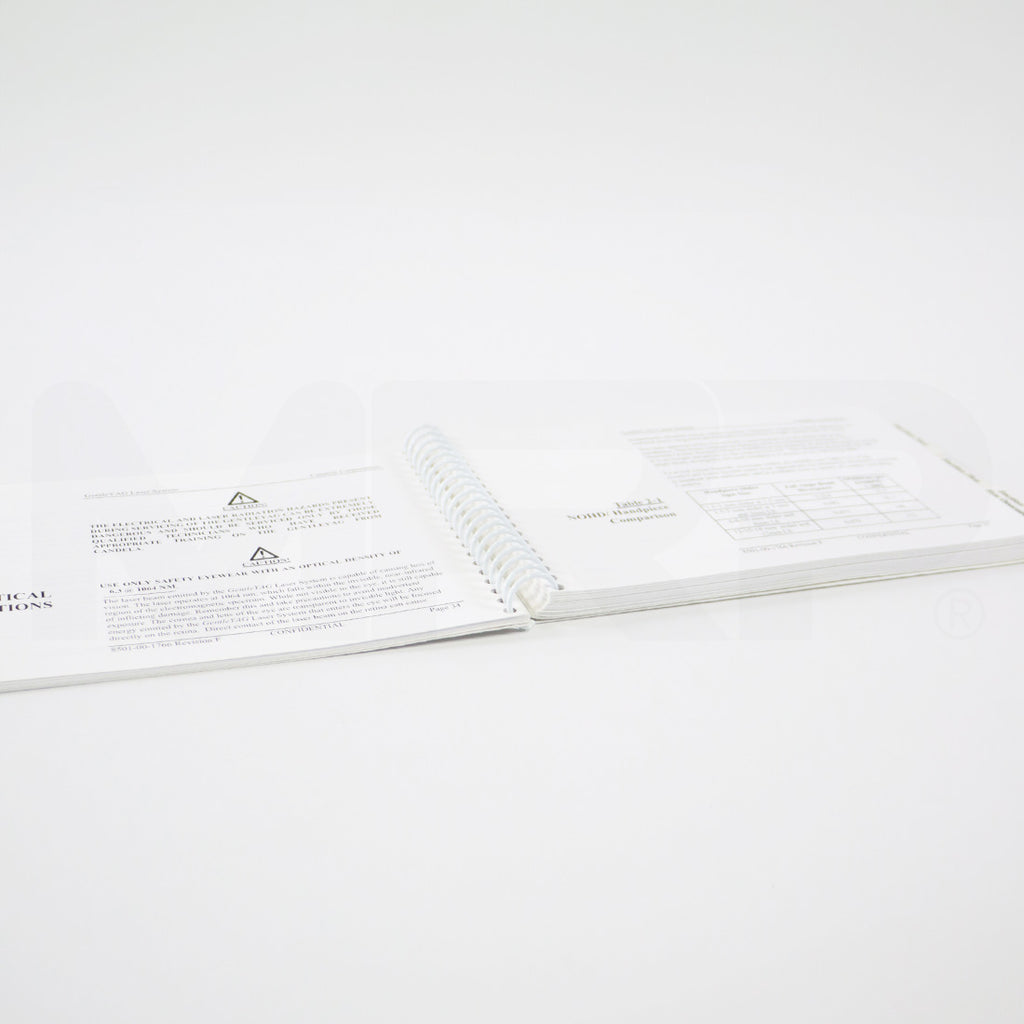 Candela GentleYAG Operators Manuals 8501-00-1766 Revision F