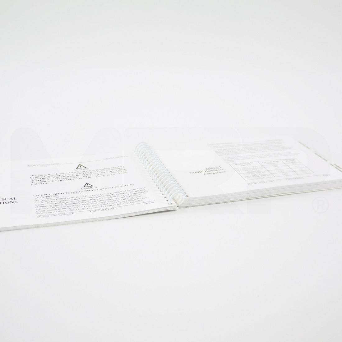 Candela GentleYAG Operators Manuals 8501-00-1766 Revision F