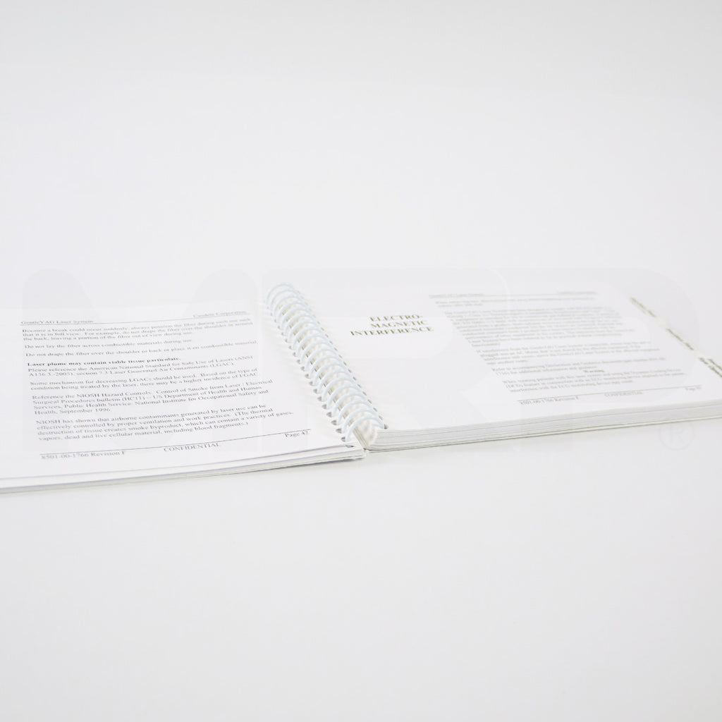 Candela GentleYAG Operators Manuals 8501-00-1766 Revision F