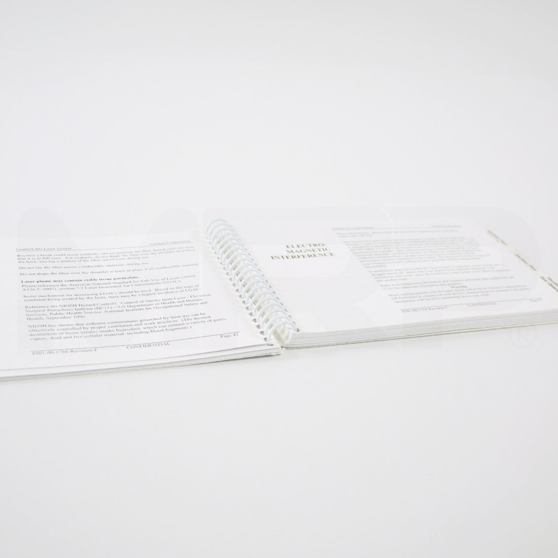 Candela GentleYAG Operators Manuals 8501-00-1766 Revision F
