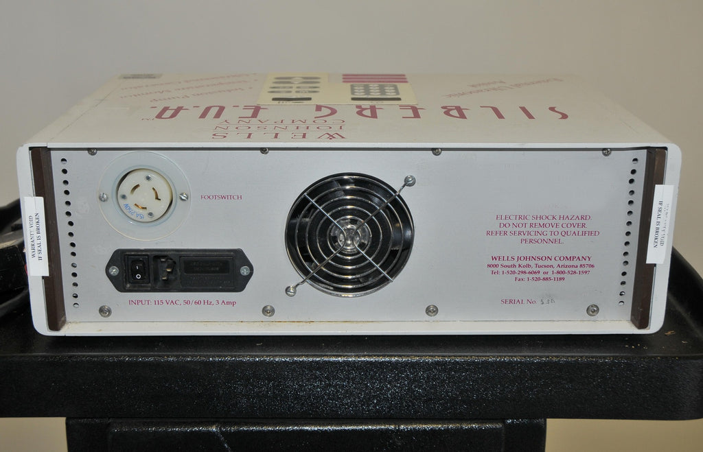 Wells Johnson External Ultrasonic Assist Infusion Tumescent Pump Generator