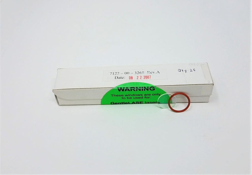 Candela Syneron GentleLase Distance Gauge Fiber Optic Window 7122-00-3268