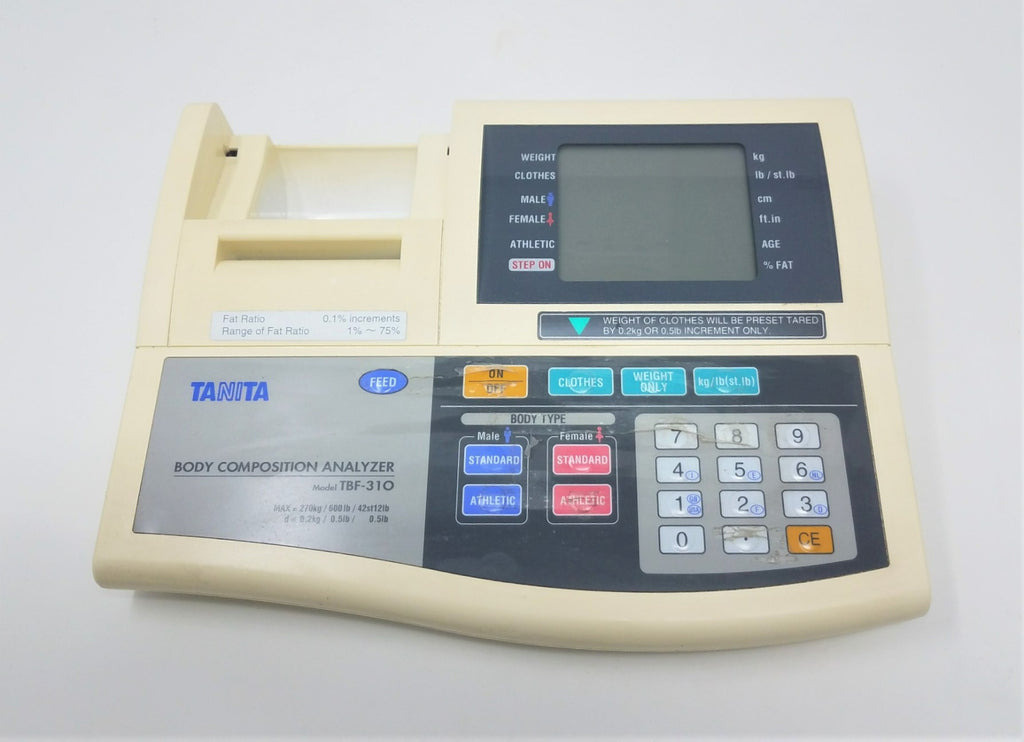 Tanita Body Analyzer Composition 600 lb Scale Weight Loss W/ Printer TBF 310