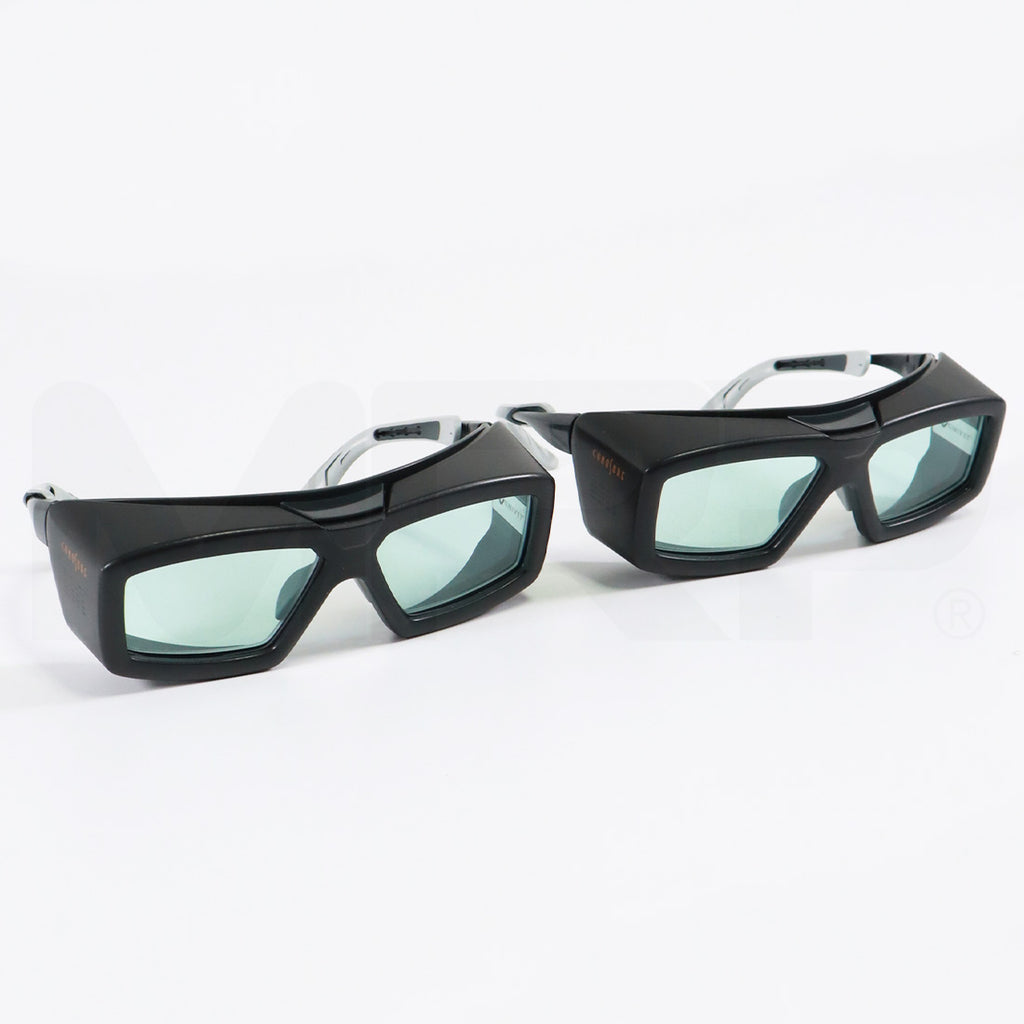 Univet Cynosure Laser Light Blue Lens Safety Glasses Pair & Case