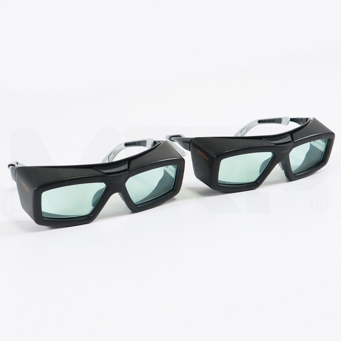 Univet Cynosure Laser Light Blue Lens Safety Glasses Pair & Case
