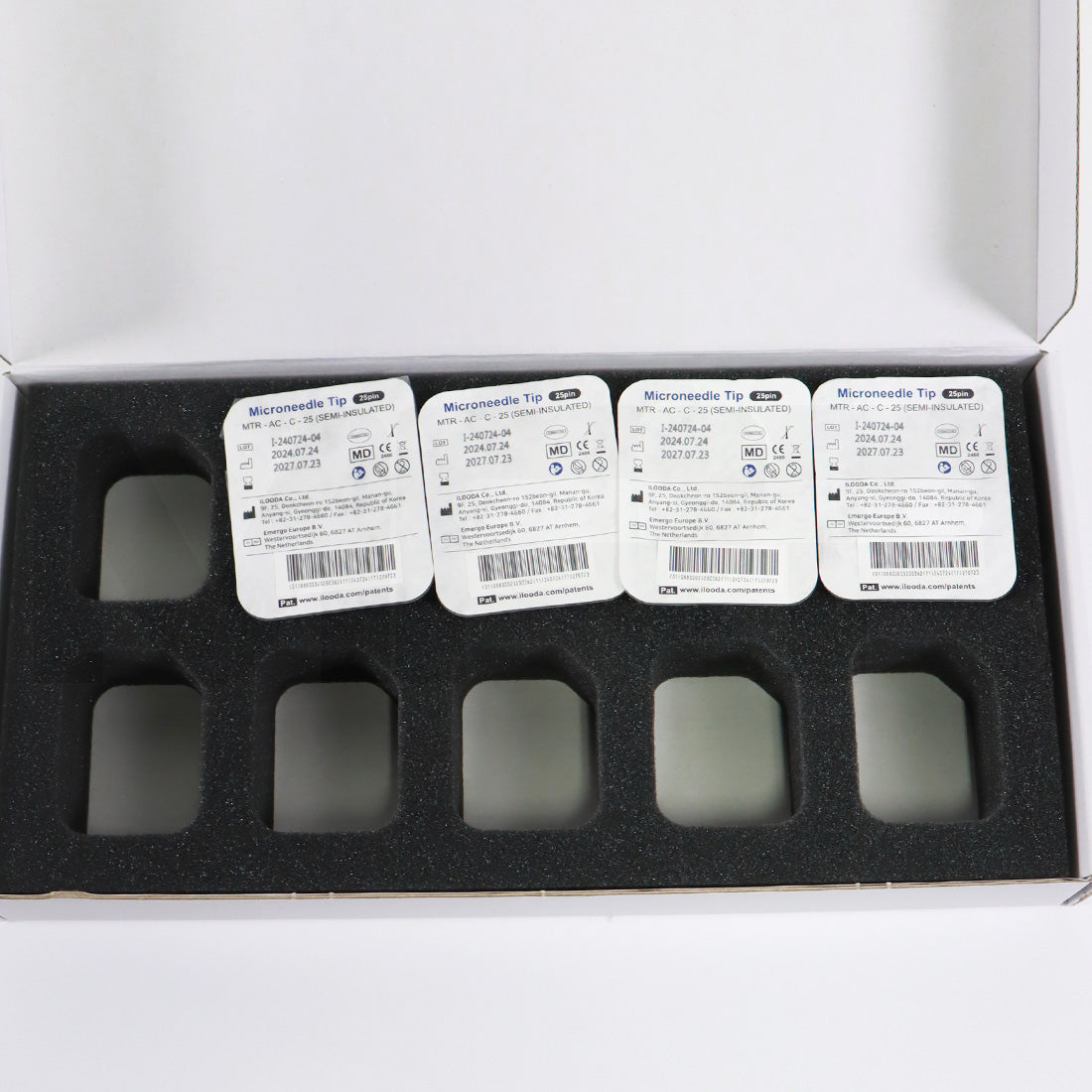 Ilooda SecretRF Microneedle Tips 25-Pin MTR-AC-C-25 Semi-Insulated, EXP 07/2027 Single