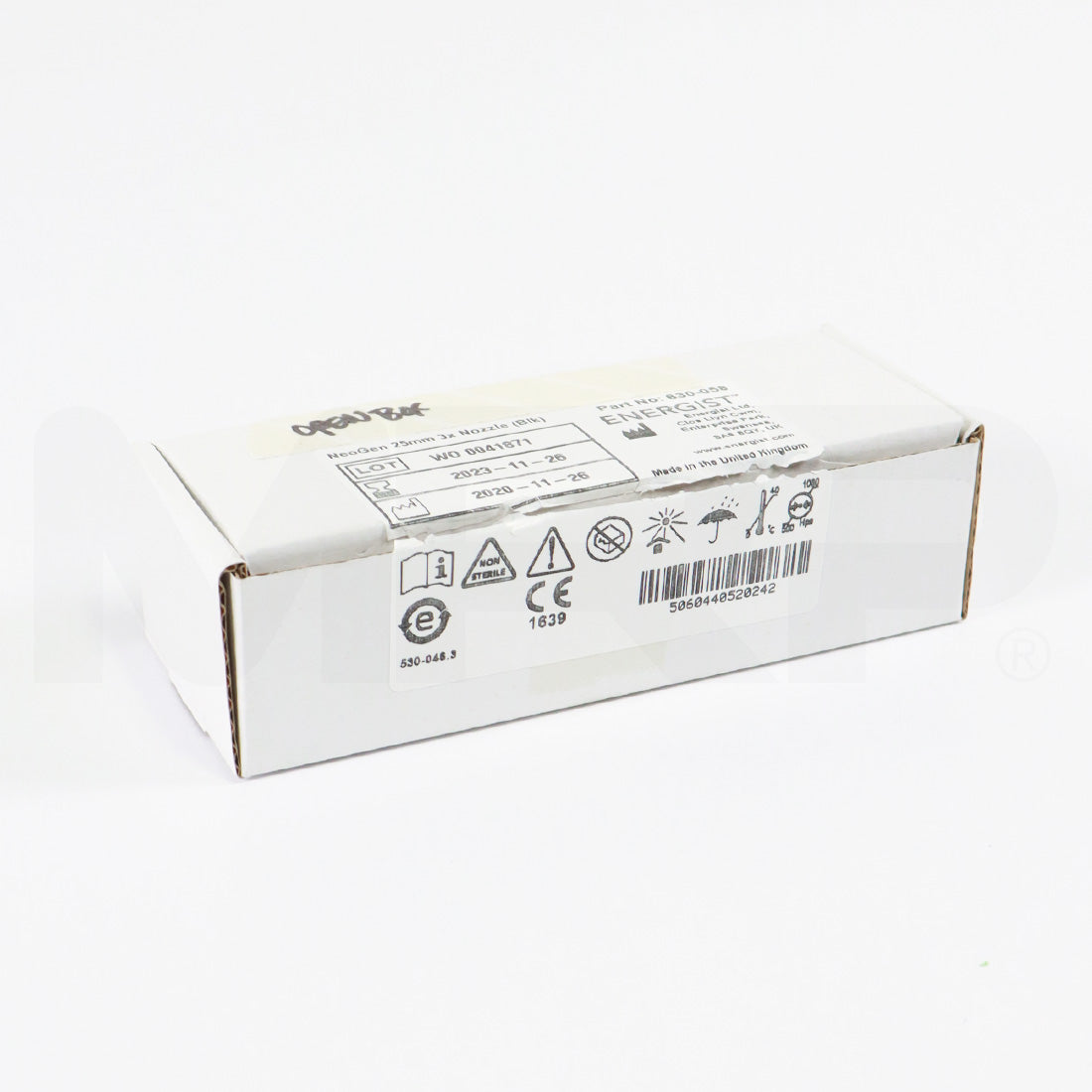 Energist NeoGen 25mm 3x Limited-Use Nozzle 830-058, EXP 11/2023