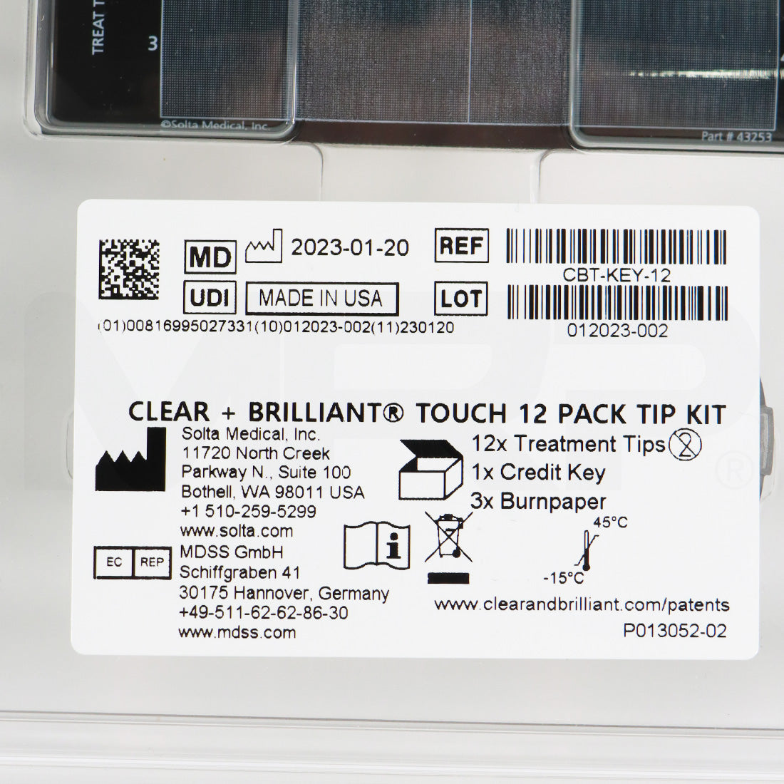 Solta Clear + Brilliant Touch Treatment Roller Tips, 11-Pack