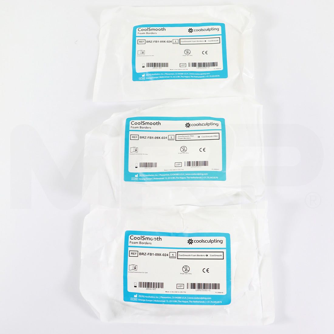 Zeltiq CoolSculpting CoolSmooth Foam Borders, EXP 03/2016 x3