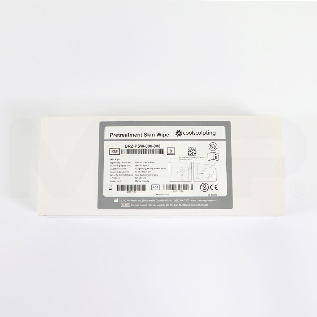 Zeltiq CoolSculpting Pretreatment Skin Wipes, EXP 09/2024 8-Pack