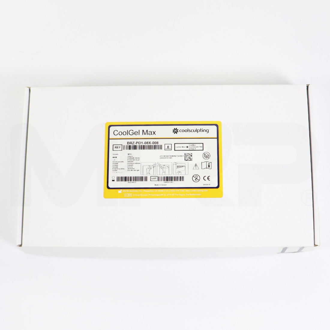 Zeltiq CoolSculpting CoolGel Max Gelpads, EXP 04/2022 8-Pack