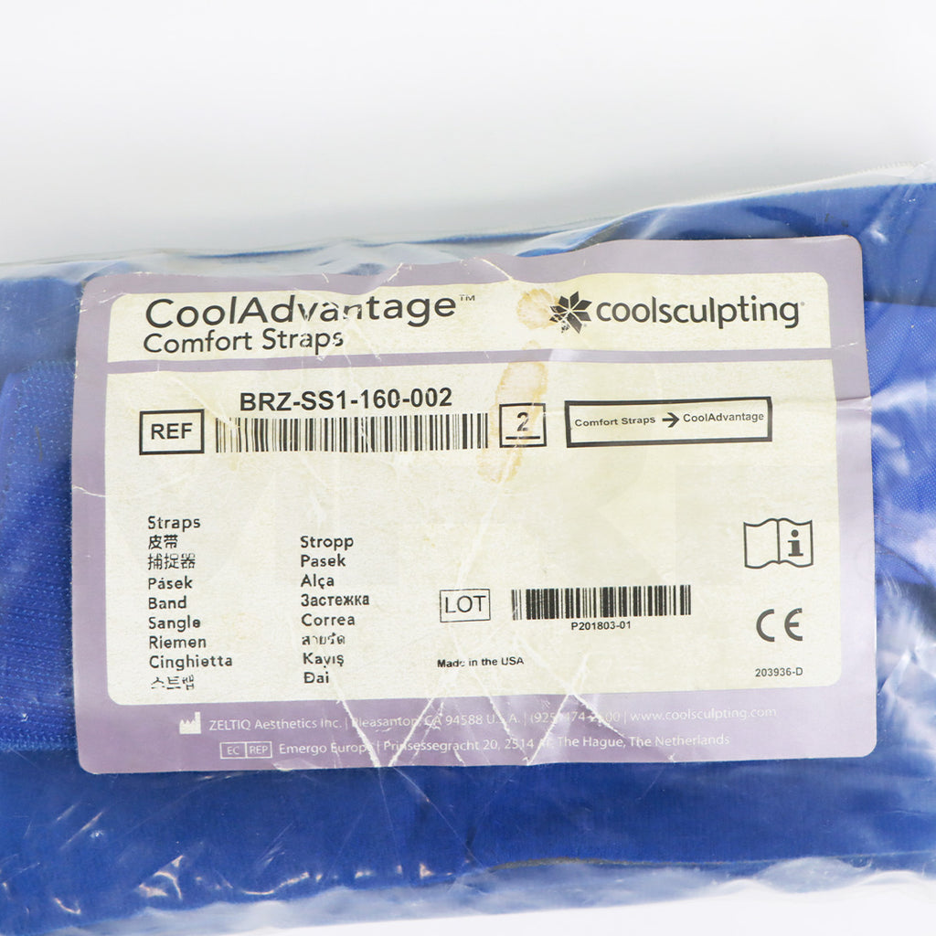 Zeltiq CoolSculpting CoolAdvantage Comfort Straps and Harnesses BRZ-SS1-160-002
