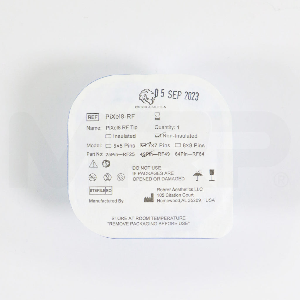 Rohrer Aesthetics Pixel8-RF Non-Insulated 7x7 Pins 49Pin-RF49