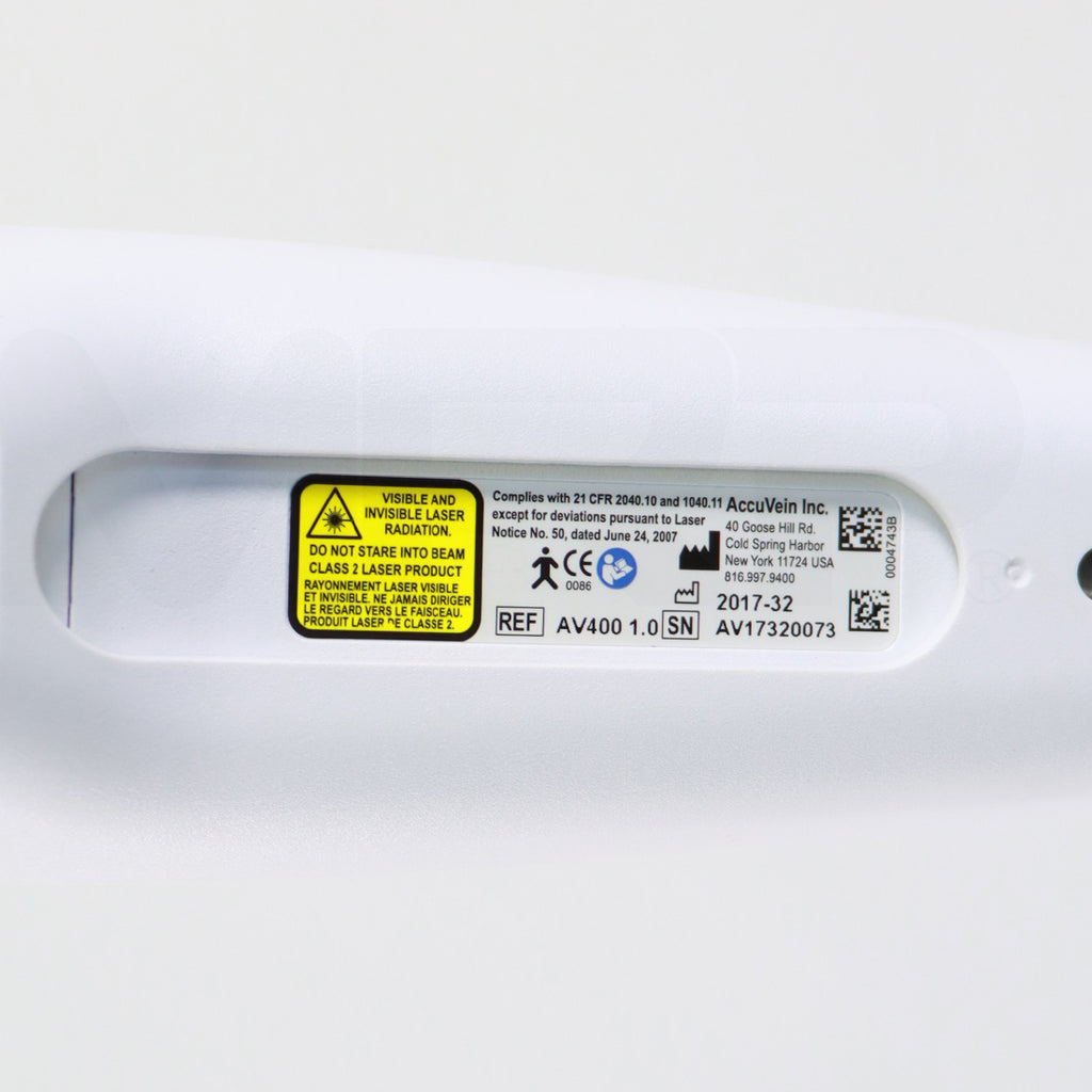 AccuVein Vein Finder AV400 HP Handpiece w/ Rolling Stand Illuminator HF470