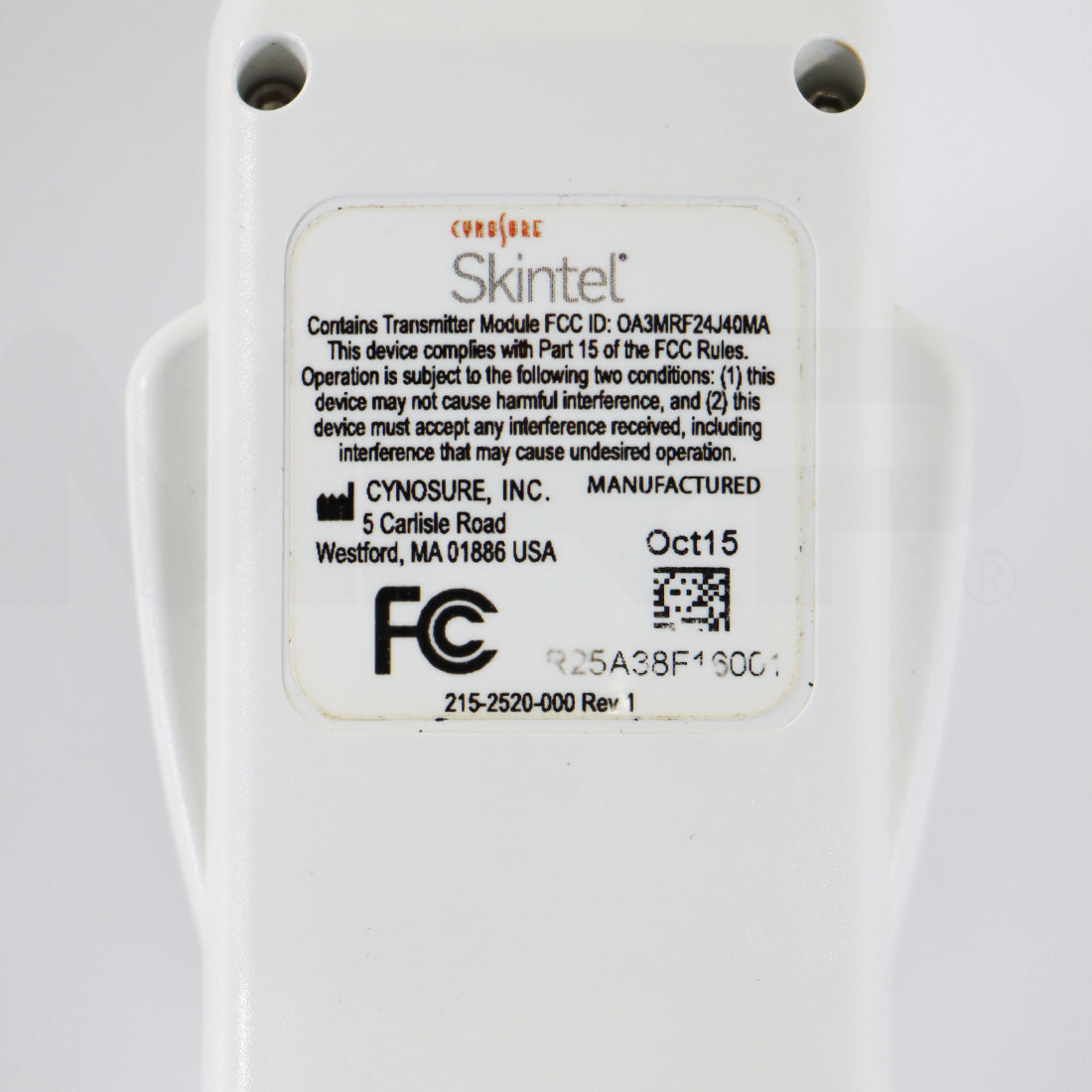 2015 Cynosure Palomar Skintel Melanin Density Skin Type Reader