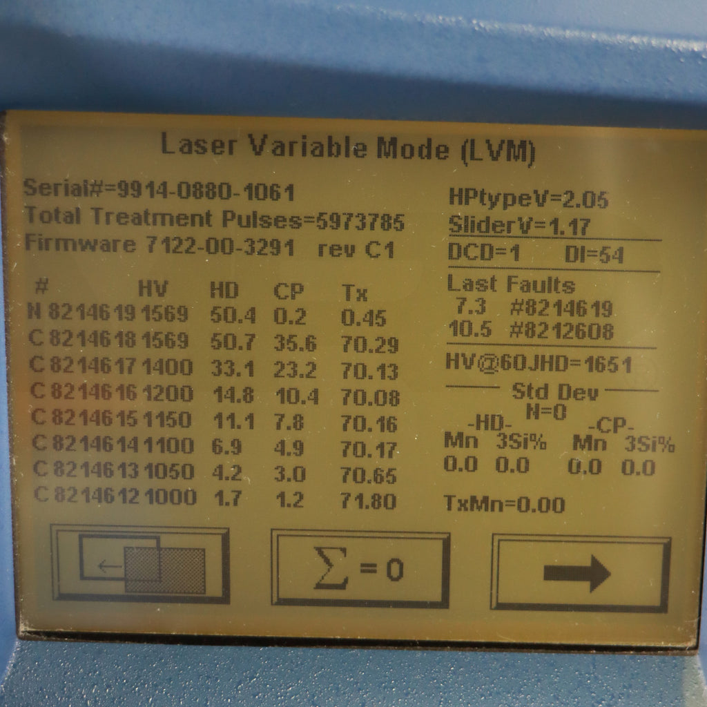 2003 Candela GentleLase Mini Pulsed Laser Alexandrite MGL 755nm Gentle Lase