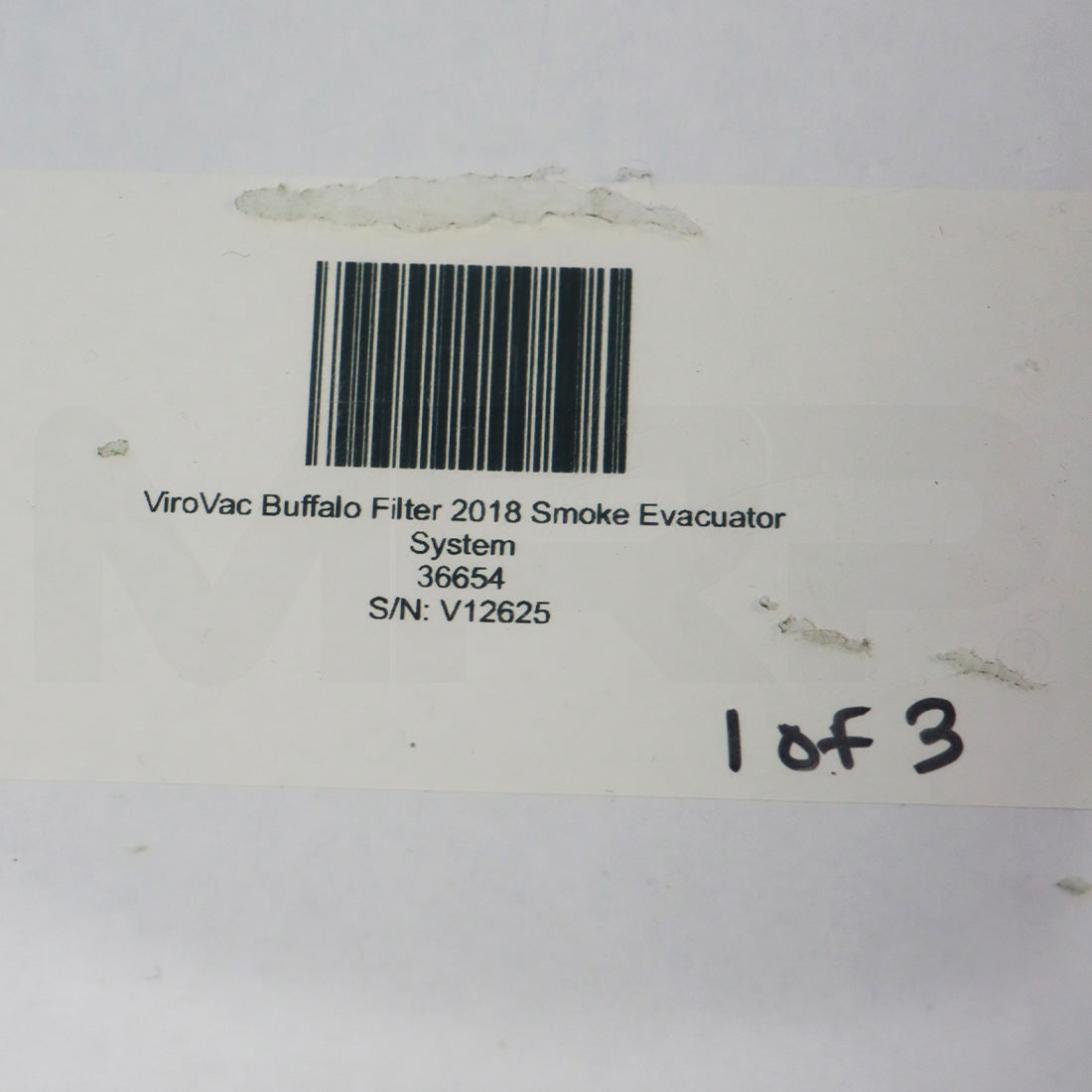 2018 Buffalo Filter ViroVac Surgical Smoke Evacuator System & Cart