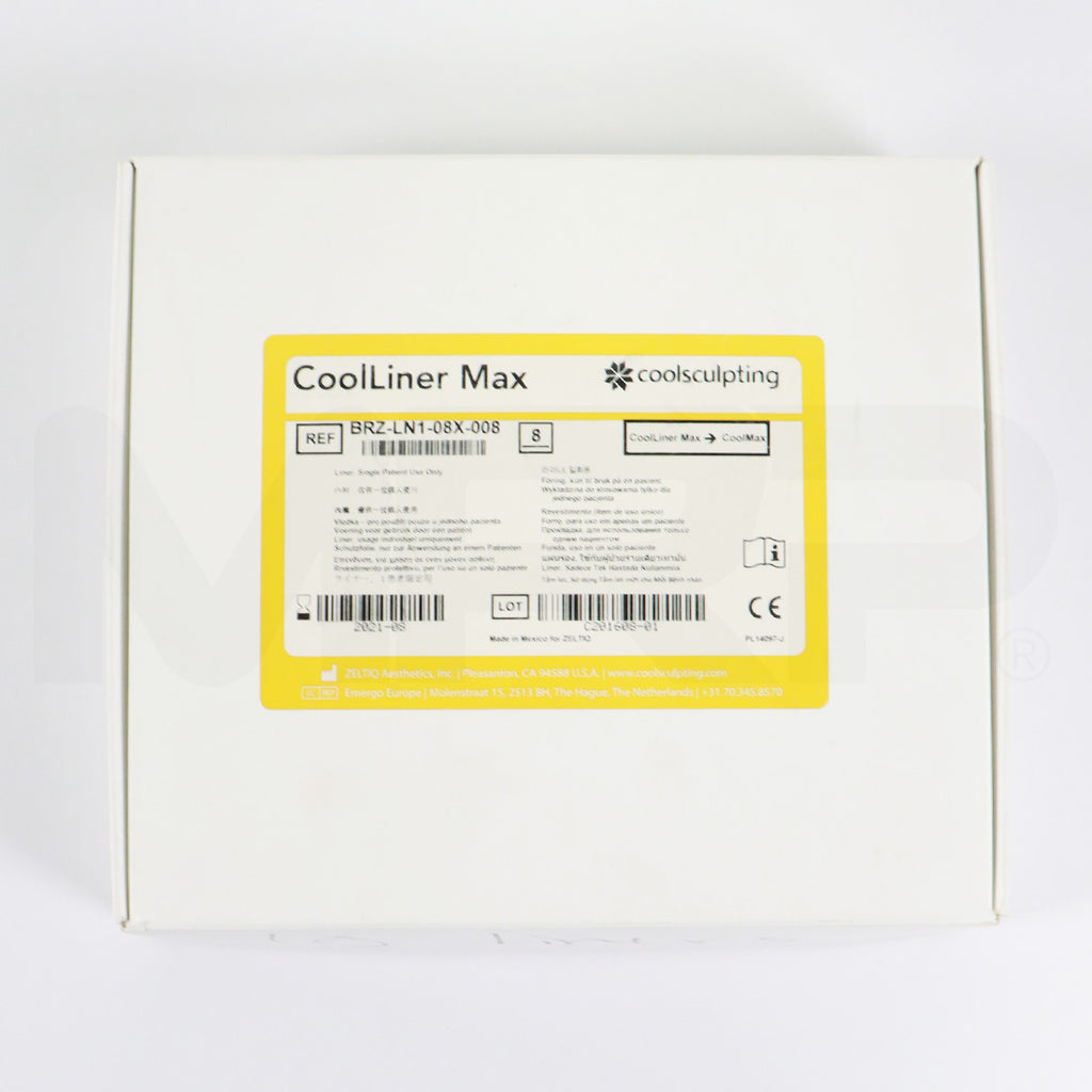 Zeltiq CoolSculpting CoolLiner Max BRZ-LN1-08X-008 Liners, EXP 08/2021 8-Pack