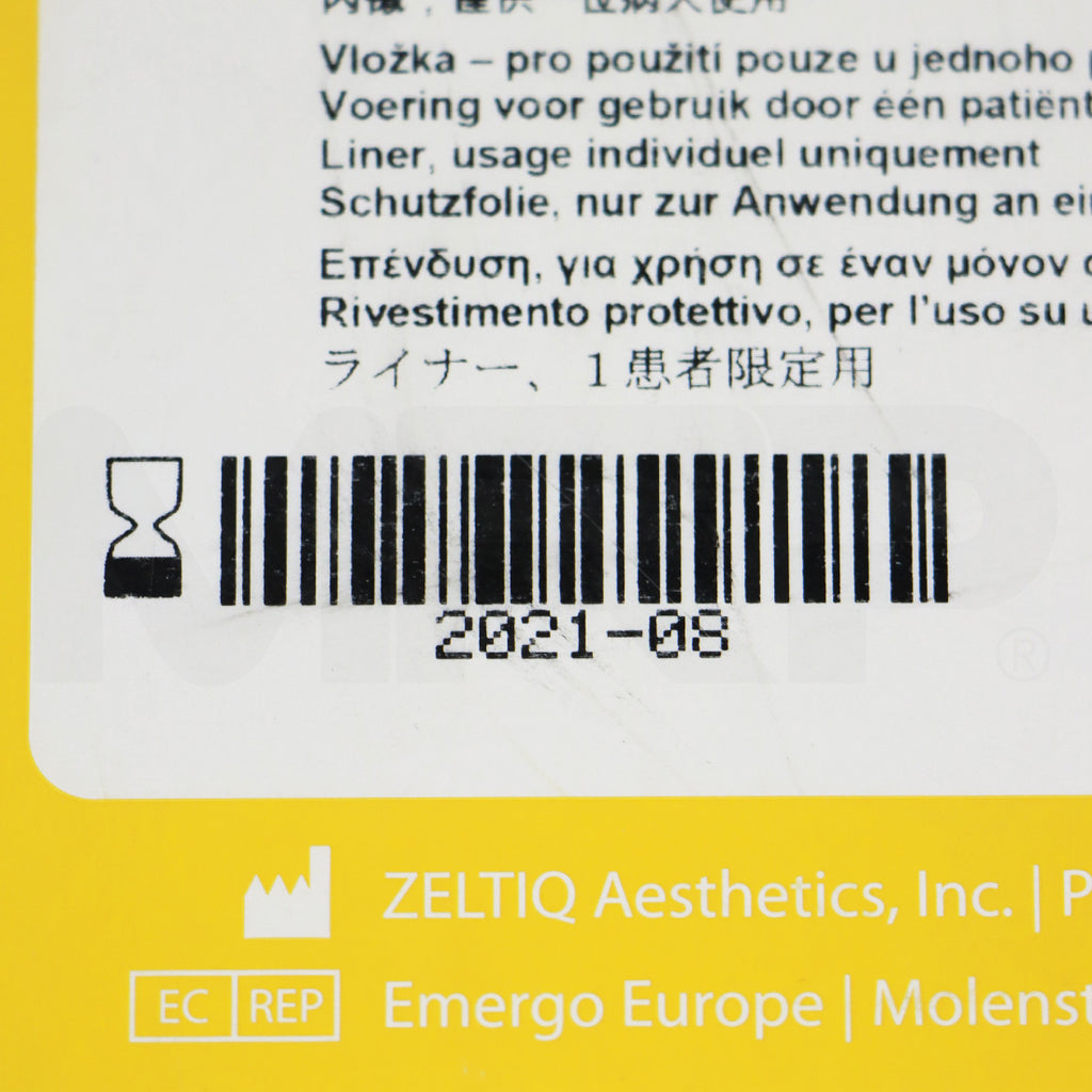 Zeltiq CoolSculpting CoolLiner Max BRZ-LN1-08X-008 Liners, EXP 08/2021 8-Pack