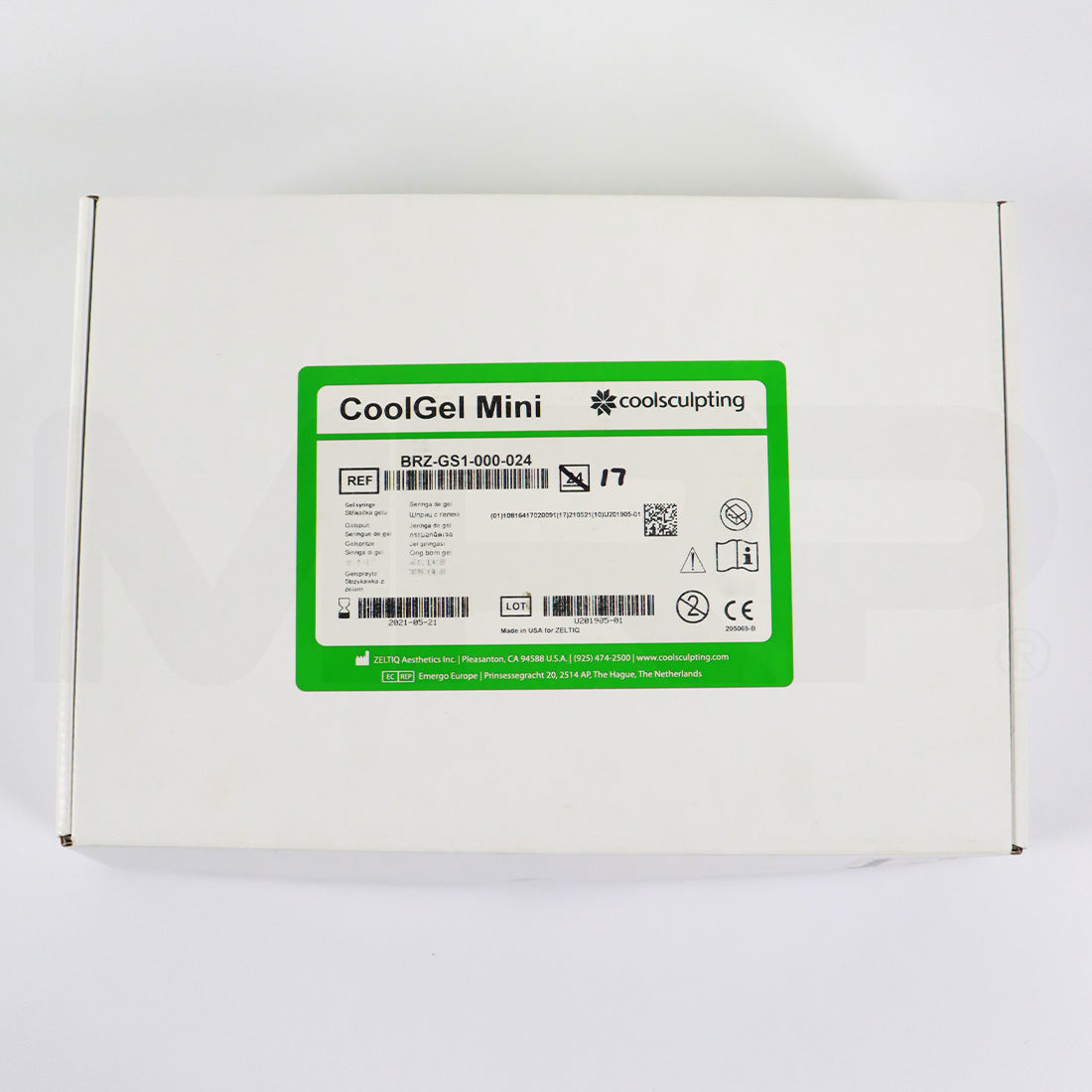 Zeltiq CoolSculpting CoolGel Mini BRZ-GS1-000-024, EXP 05/2021 25-Pack