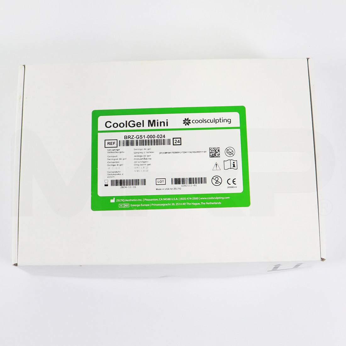 Zeltiq CoolSculpting CoolGel Mini BRZ-GS1-000-024, EXP 11/2024 24-Pack