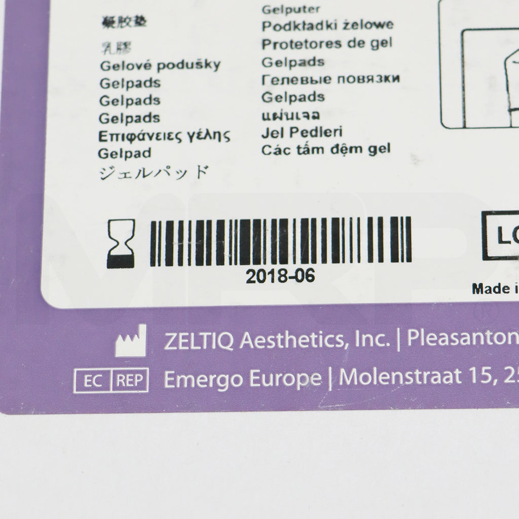 Zeltiq CoolSculpting CoolGel BRZ-PD1-06X-012, EXP 06/2018 12-Pack