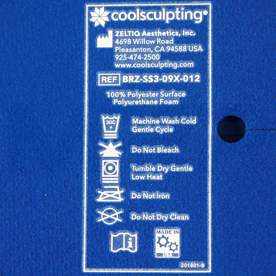 Zeltiq CoolSculpting CoolSmooth Pro Securement Straps BRZ-SS3-09X-012