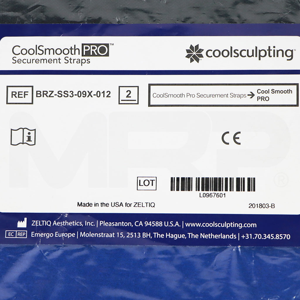 Zeltiq CoolSculpting Cool Smooth Pro Securement Strap BRZ-SS3-09X-012, 2-Pack