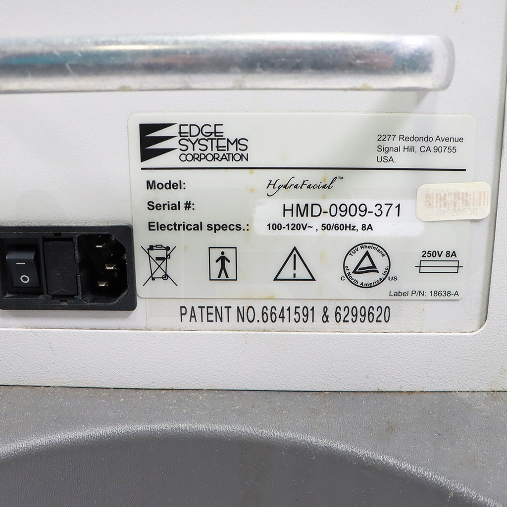 2009 Edge Systems HydraFacial Skin Treatment Hydradermabrasion System