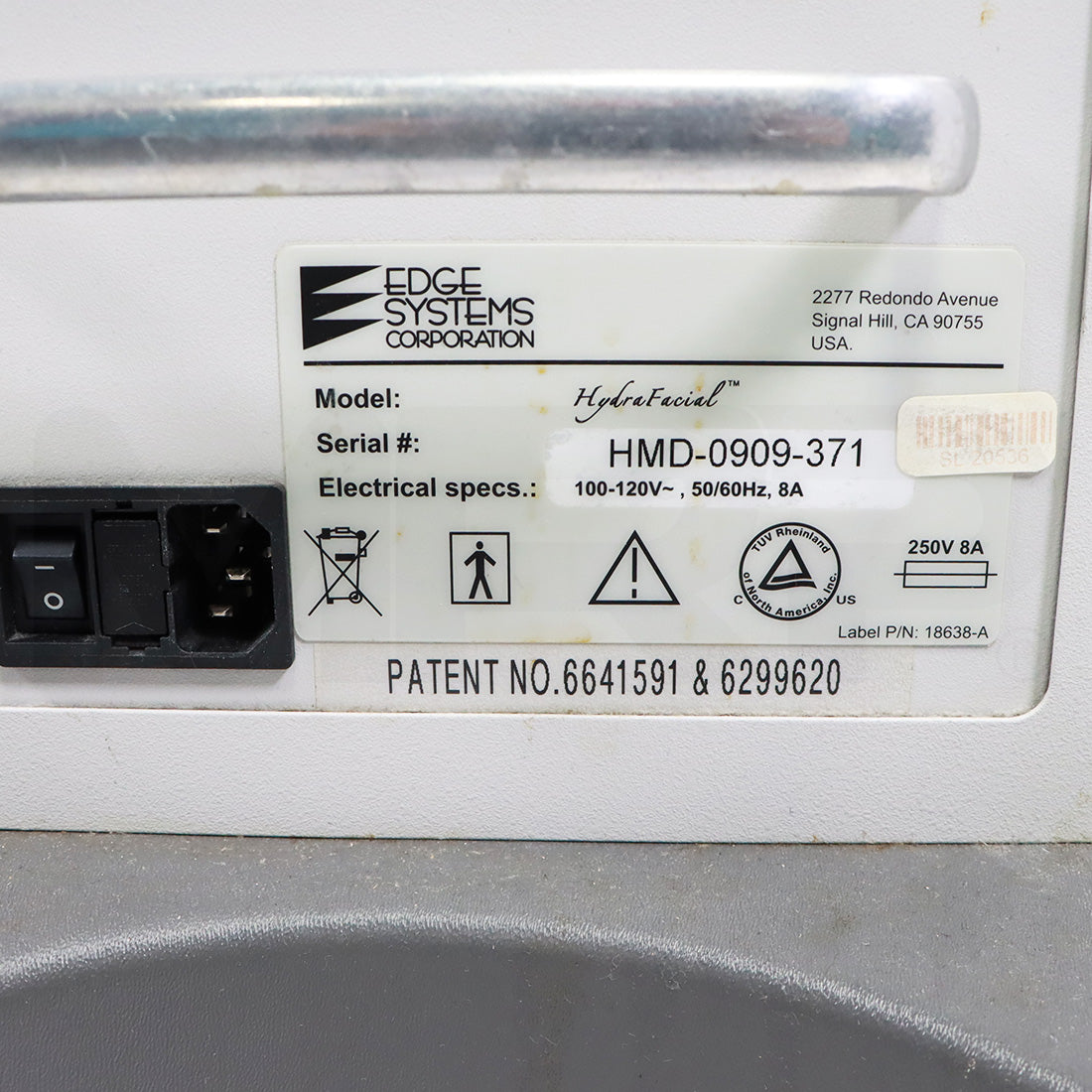 2009 Edge Systems HydraFacial Skin Treatment Hydradermabrasion System