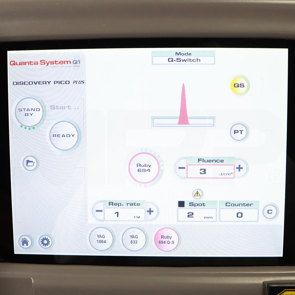 2016 Quanta System Discovery Pico Plus Nd: YAG Tattoo Removal Laser System
